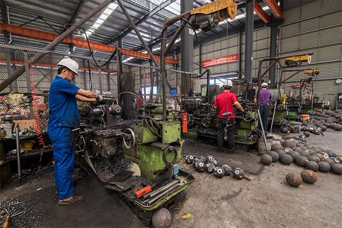 五常网架配件车间